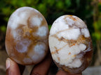 Polished Flower Agate Palm Stones x 24 From Antsahalova, Madagascar - Toprock Gemstones and Minerals 