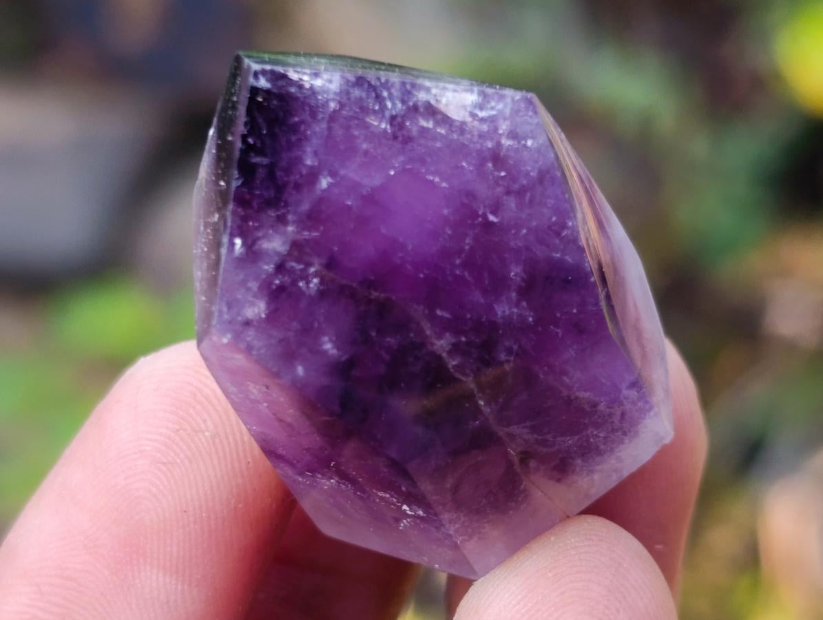 Polished Small Dark Purple Amethyst Crystals x 35 From Akansobe, Madagascar - Toprock Gemstones and Minerals 