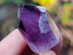 Polished Small Dark Purple Amethyst Crystals x 35 From Akansobe, Madagascar - Toprock Gemstones and Minerals 