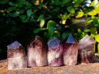 Polished Small Dark Purple Amethyst Crystals x 35 From Akansobe, Madagascar - Toprock Gemstones and Minerals 