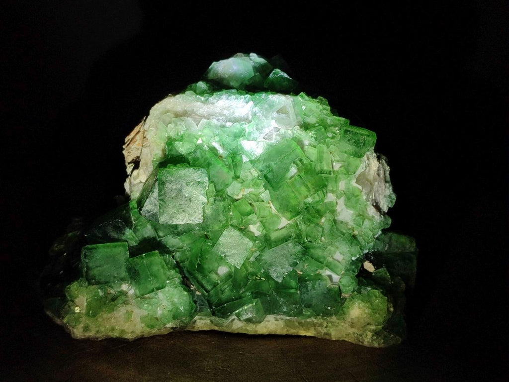 Natural Large Green Cubic Fluorite Specimen x 1 From Mandrosonoro, Madagascar - Toprock Gemstones and Minerals 