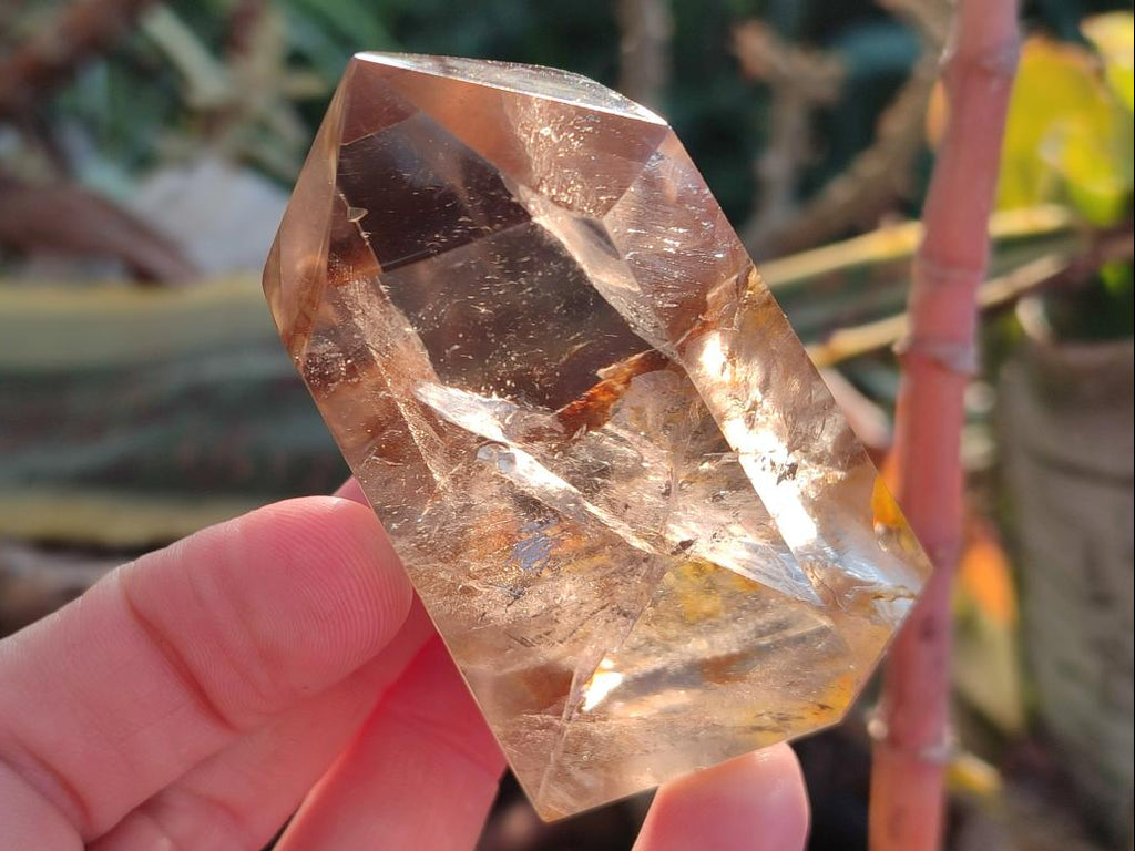 Polished Smokey Quartz Crystals x 2 From Madagascar - Toprock Gemstones and Minerals 
