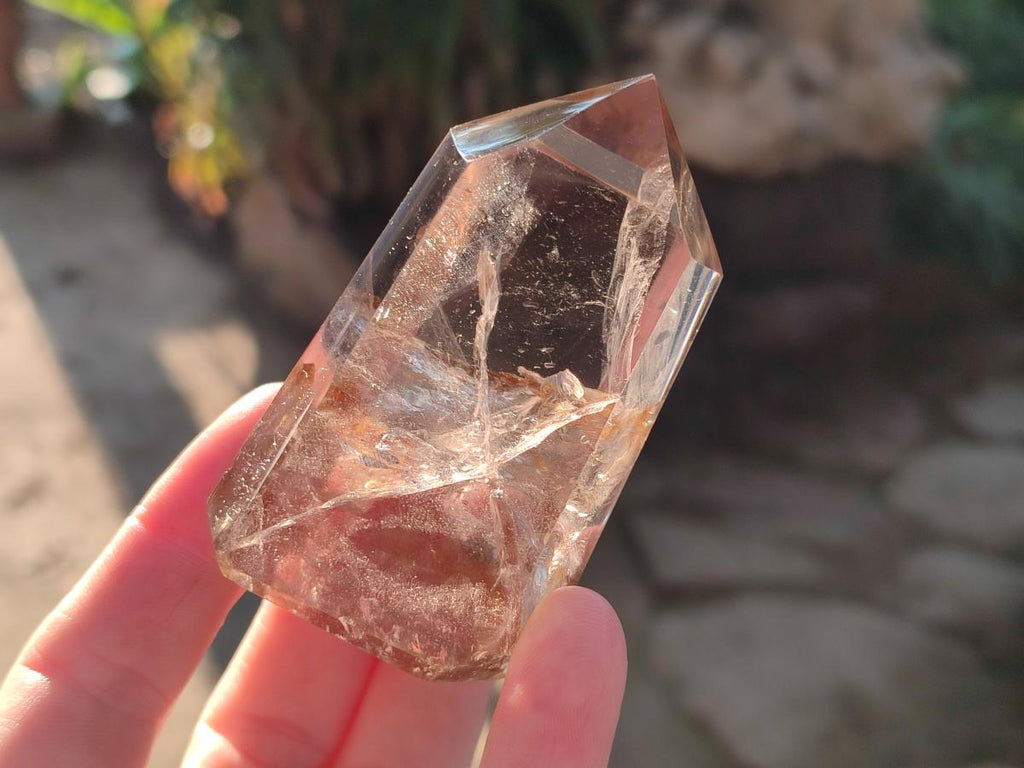 Polished Smokey Quartz Crystals x 2 From Madagascar - Toprock Gemstones and Minerals 