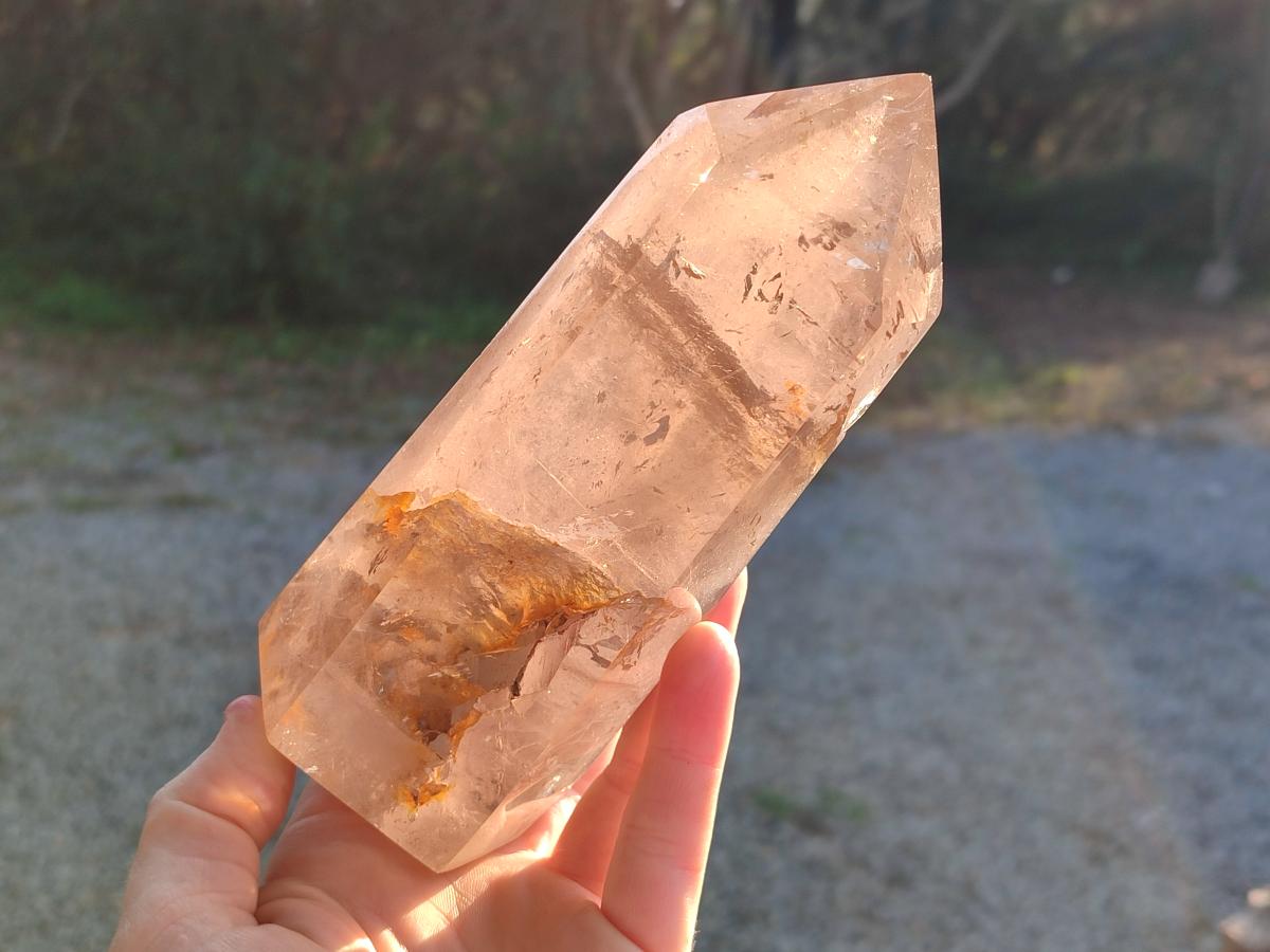 Polished Smokey Quartz Crystals x 2 From Madagascar - Toprock Gemstones and Minerals 