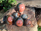 Polished Polychrome Jasper Spheres x 6 From NW Coast, Madagascar - Toprock Gemstones and Minerals 
