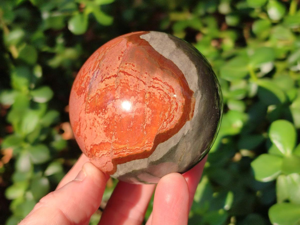 Polished Polychrome Jasper Spheres x 6 From NW Coast, Madagascar - Toprock Gemstones and Minerals 