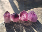 Polished Small Dark Purple Amethyst Crystals x 35 From Akansobe, Madagascar - Toprock Gemstones and Minerals 