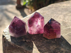 Polished Small Dark Purple Amethyst Crystals x 35 From Akansobe, Madagascar - Toprock Gemstones and Minerals 