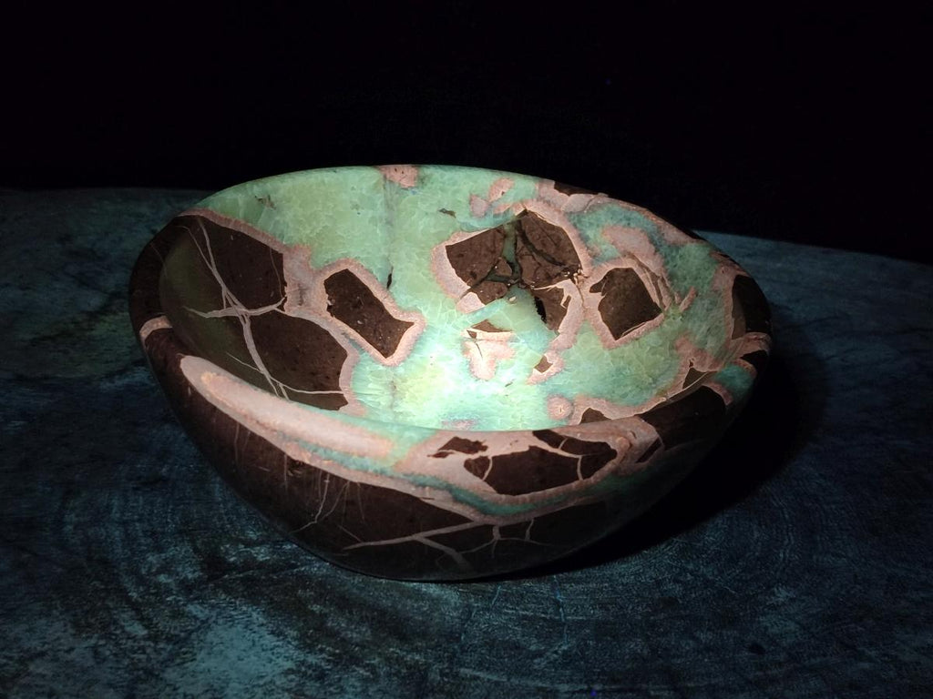 Polished Large Septerye Bowl x 1 From Mahajanga, Madagascar - Toprock Gemstones and Minerals 