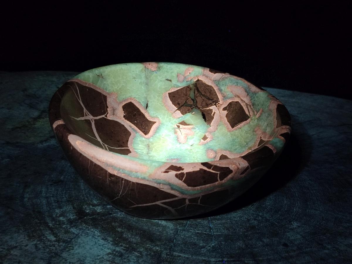 Polished Large Septerye Bowl x 1 From Mahajanga, Madagascar - Toprock Gemstones and Minerals 