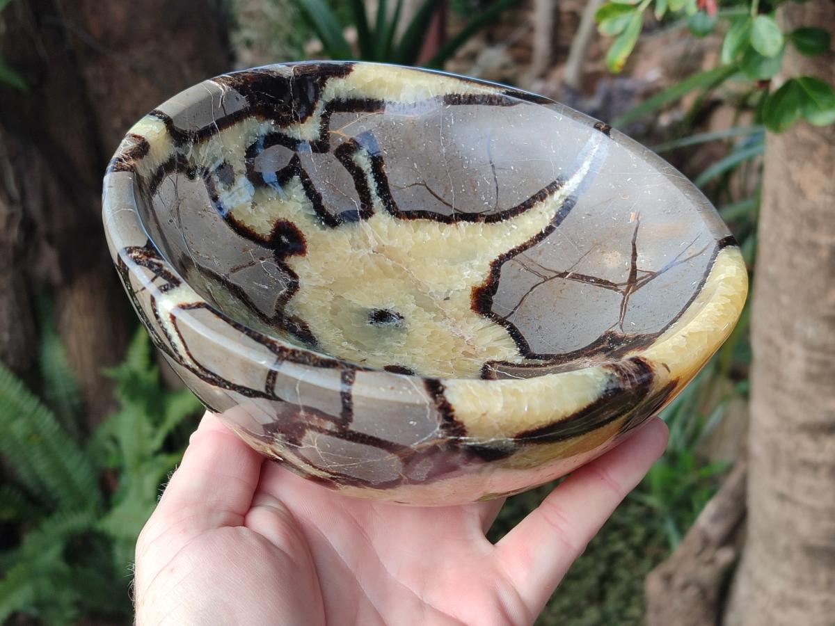 Polished Large Septerye Bowl x 1 From Mahajanga, Madagascar - Toprock Gemstones and Minerals 