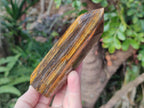 Polished Golden Tigers Eye Display Crystals x 4 From Prieska, South Africa - Toprock Gemstones and Minerals 