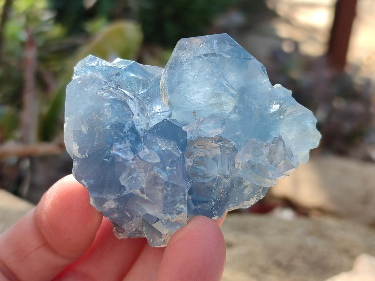 Natural Blue Celestite Specimens x 41 From Sakoany, Madagascar - Toprock Gemstones and Minerals 