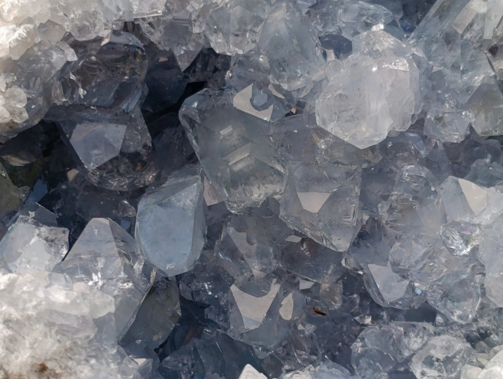 Natural Large Blue Celestite Geode Specimen x 1 From Sakoany, Madagascar