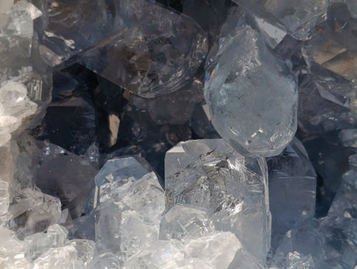Natural Large Blue Celestite Geode Specimen x 1 From Sakoany, Madagascar - Toprock Gemstones and Minerals 