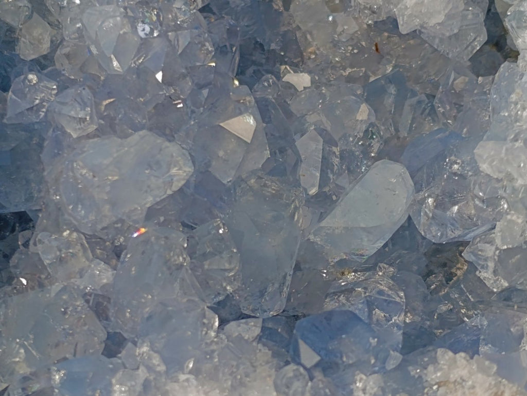 Natural Large Blue Celestite Geode Specimen x 1 From Sakoany, Madagascar