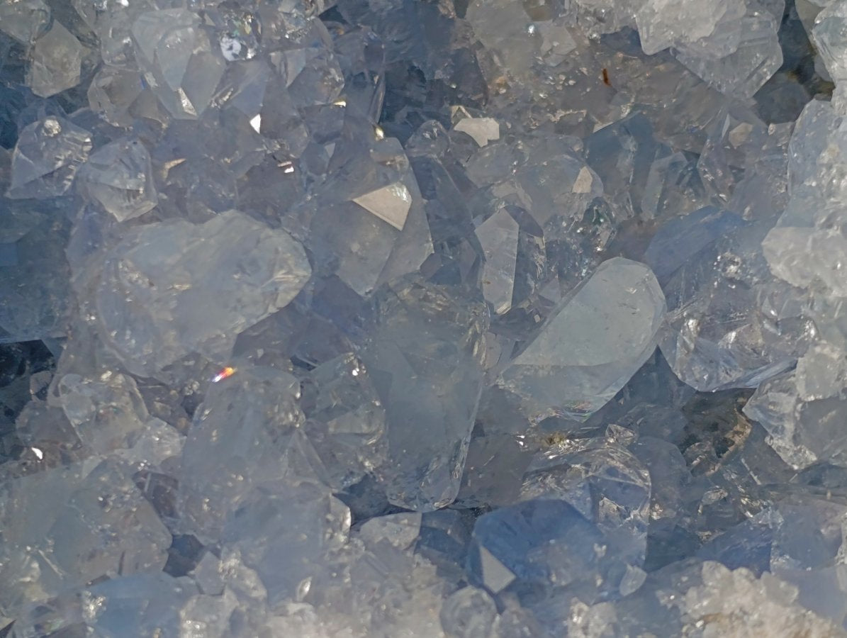 Natural Large Blue Celestite Geode Specimen x 1 From Sakoany, Madagascar