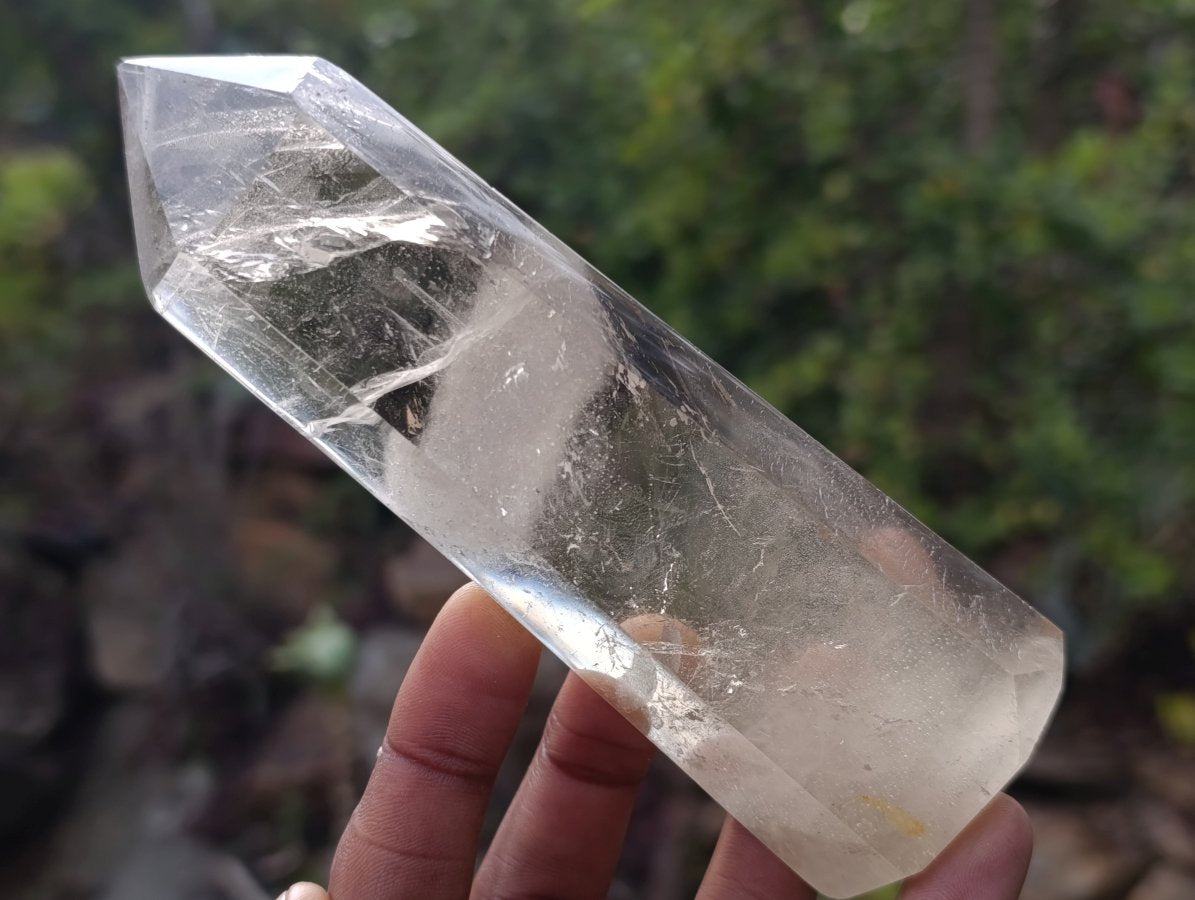 Polished Smokey Quartz Display Crystals x 2 From Madagascar
