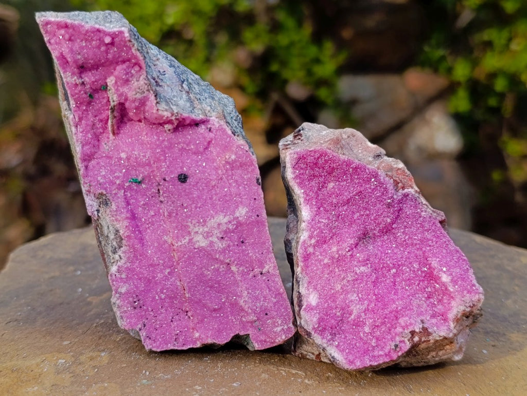 Natural Salrose Cobaltoan Dolomite Specimens x 6 From Kakanda, Congo