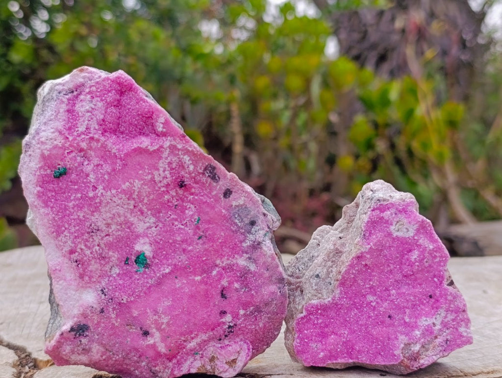 Natural Salrose Cobaltoan Dolomite Specimens x 6 From Kakanda, Congo