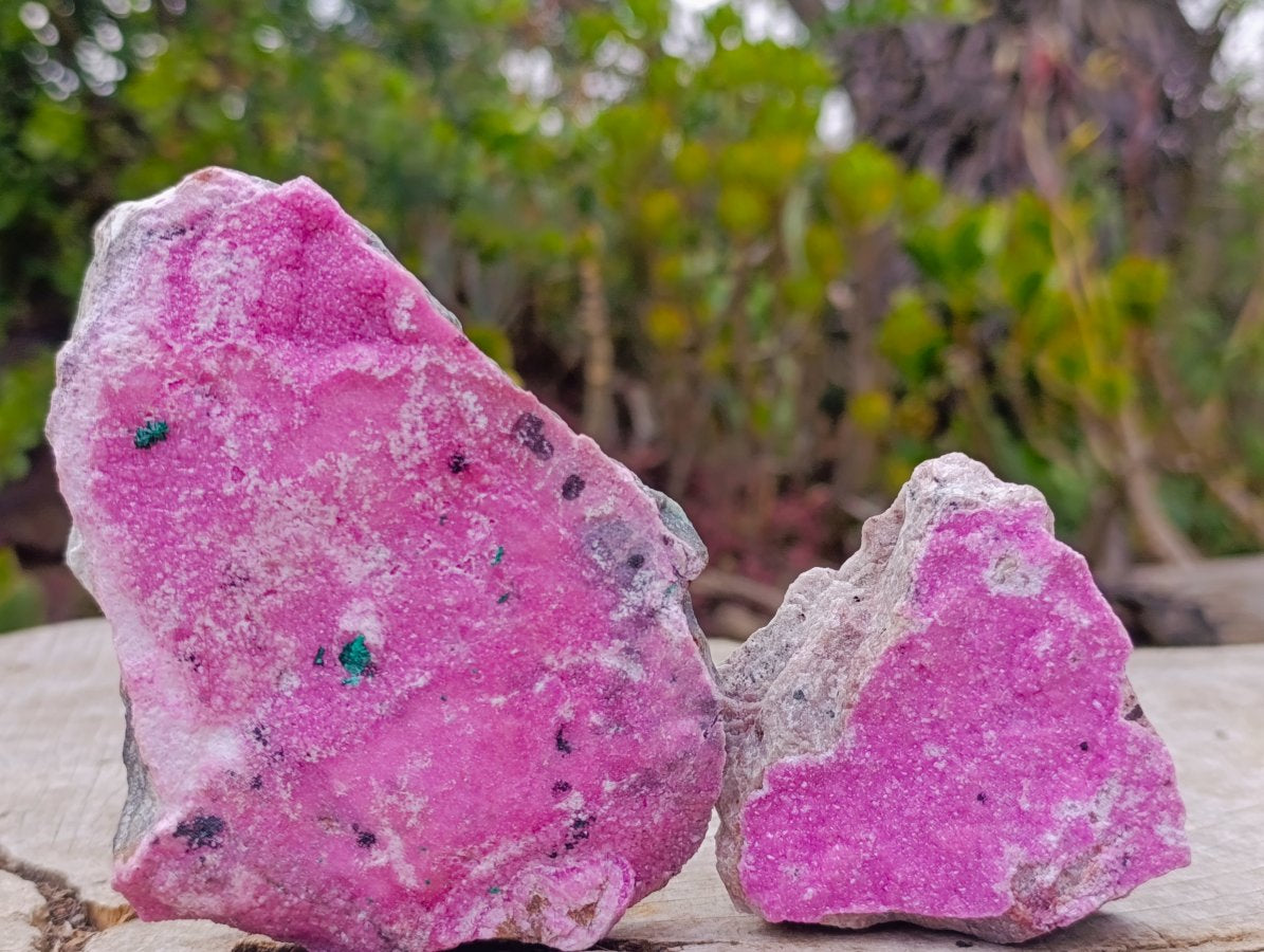 Natural Salrose Cobaltoan Dolomite Specimens x 6 From Kakanda, Congo