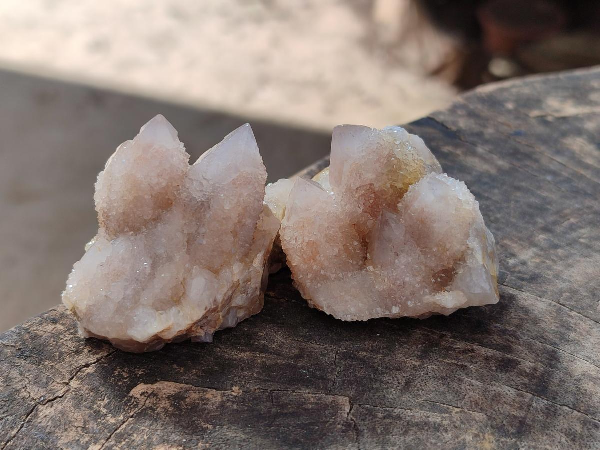 Natural Golden Hematoid and Limonite Spirit Quartz Clusters x 12 From Boekenhouthoek, South Africa - Toprock Gemstones and Minerals 