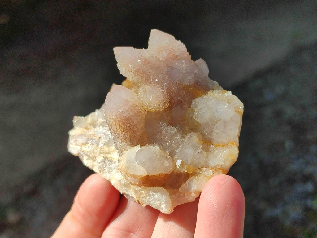 Natural Golden Hematoid and Limonite Spirit Quartz Clusters x 12 From Boekenhouthoek, South Africa - Toprock Gemstones and Minerals 