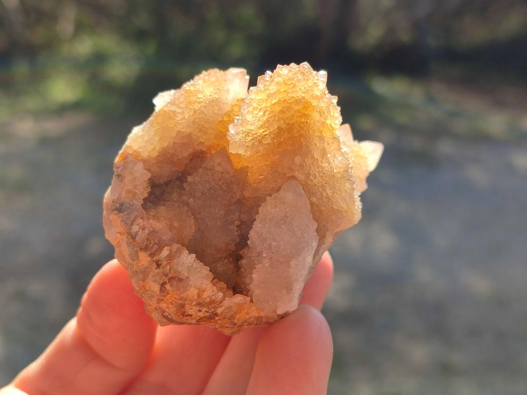 Natural Golden Hematoid and Limonite Spirit Quartz Clusters x 12 From Boekenhouthoek, South Africa - Toprock Gemstones and Minerals 