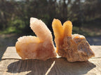 Natural Golden Hematoid and Limonite Spirit Quartz Clusters x 12 From Boekenhouthoek, South Africa - Toprock Gemstones and Minerals 