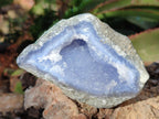 Natural Blue Lace Agate Geodes x 25 From Nsanje, Malawi - Toprock Gemstones and Minerals 