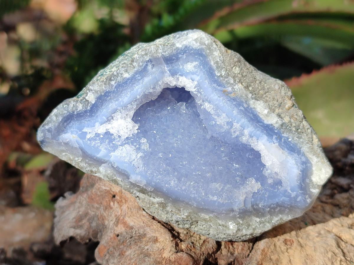 Natural Blue Lace Agate Geodes x 25 From Nsanje, Malawi - Toprock Gemstones and Minerals 