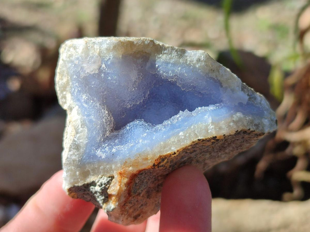 Natural Blue Lace Agate Geodes x 25 From Nsanje, Malawi - Toprock Gemstones and Minerals 