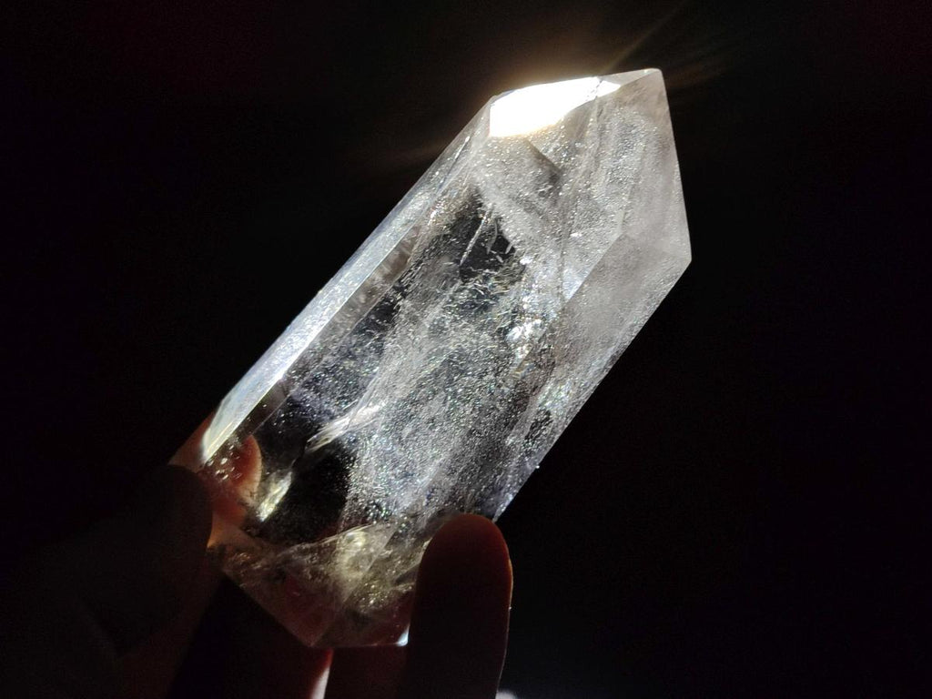Polished Clear Smokey Quartz and Morion Smokey Quartz Crystals x 4 From Madagascar - Toprock Gemstones and Minerals 