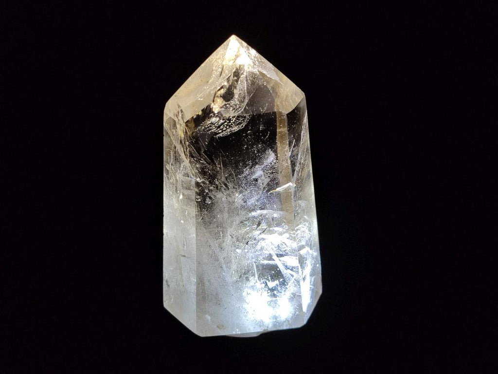 Polished Clear Smokey Quartz and Morion Smokey Quartz Crystals x 4 From Madagascar - Toprock Gemstones and Minerals 