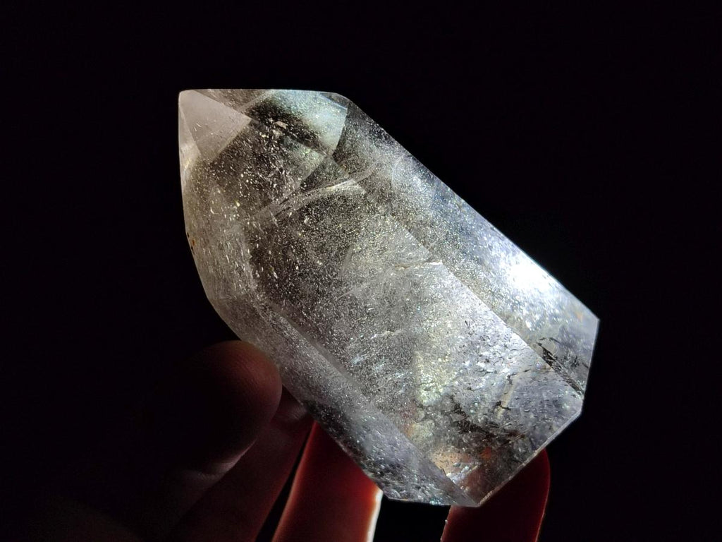 Polished Clear Smokey Quartz and Morion Smokey Quartz Crystals x 4 From Madagascar - Toprock Gemstones and Minerals 