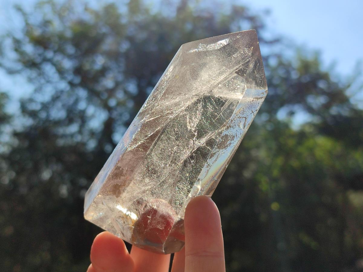 Polished Clear Smokey Quartz and Morion Smokey Quartz Crystals x 4 From Madagascar - Toprock Gemstones and Minerals 