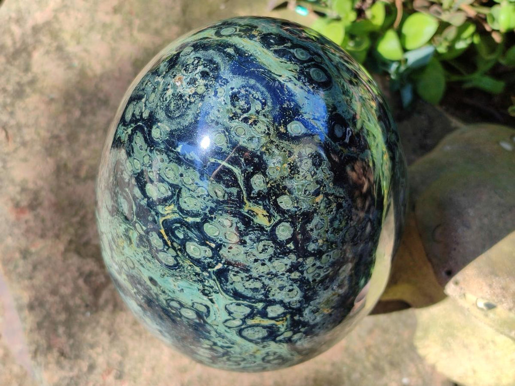 Polished XL Stromatolite Egg x 1 From Katsepy, Madagascar - Toprock Gemstones and Minerals 
