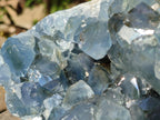 Natural Large Blue Celestite Geode Specimen x 1 From Sakoany, Madagascar - Toprock Gemstones and Minerals 
