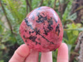 Natural and Polished Set of Rhodonite Cobbed Specimens and Free Forms x 6 From Rhusinga, Zimbabwe - Toprock Gemstones and Minerals 