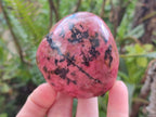 Natural and Polished Set of Rhodonite Cobbed Specimens and Free Forms x 6 From Rhusinga, Zimbabwe - Toprock Gemstones and Minerals 