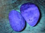 Polished Watermelon Fluorite Palm Stones x 12 From Uis, Namibia - Toprock Gemstones and Minerals 