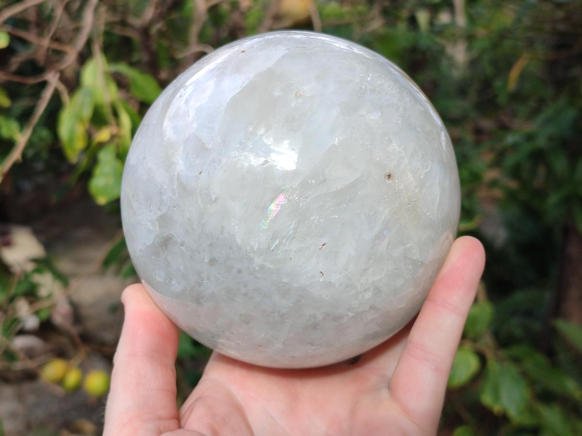 Polished Large Banded Agate Spheres x 2 From Madagascar - Toprock Gemstones and Minerals 