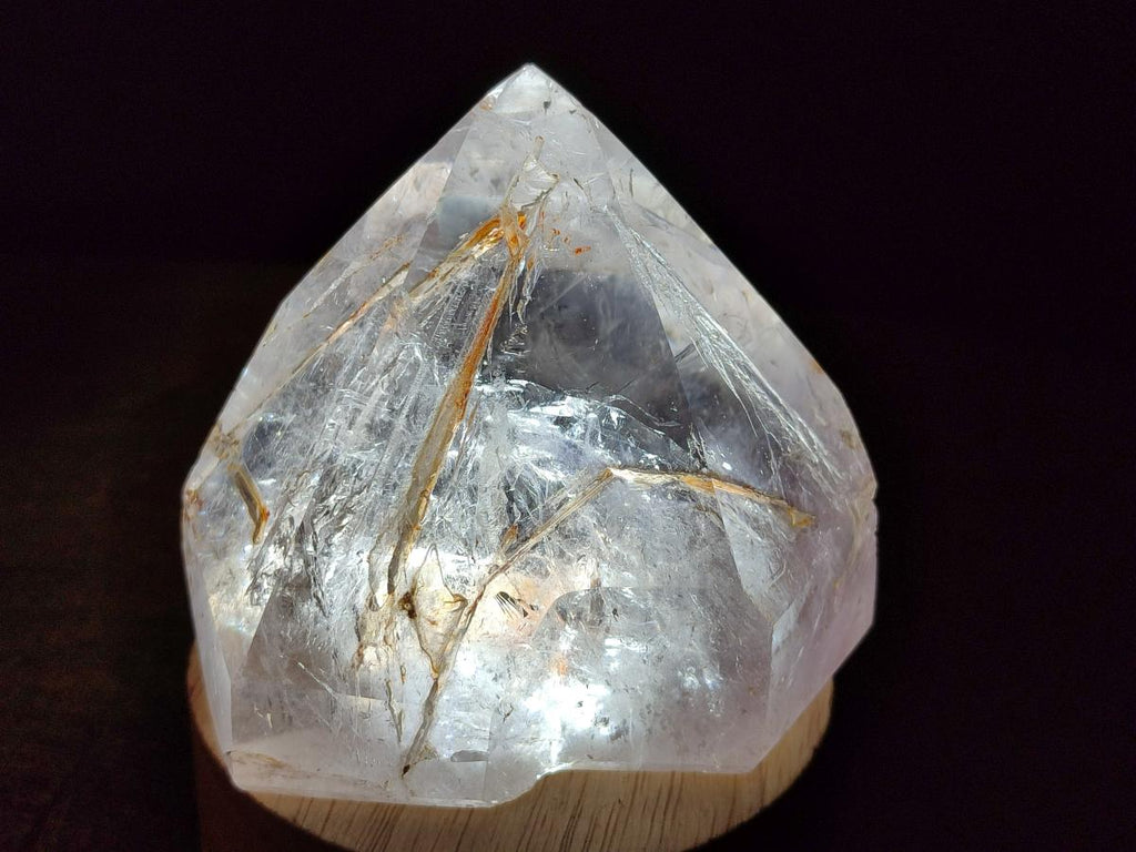 Polished Clear Window Quartz Display Crystals x 3 From Madagascar - Toprock Gemstones and Minerals 