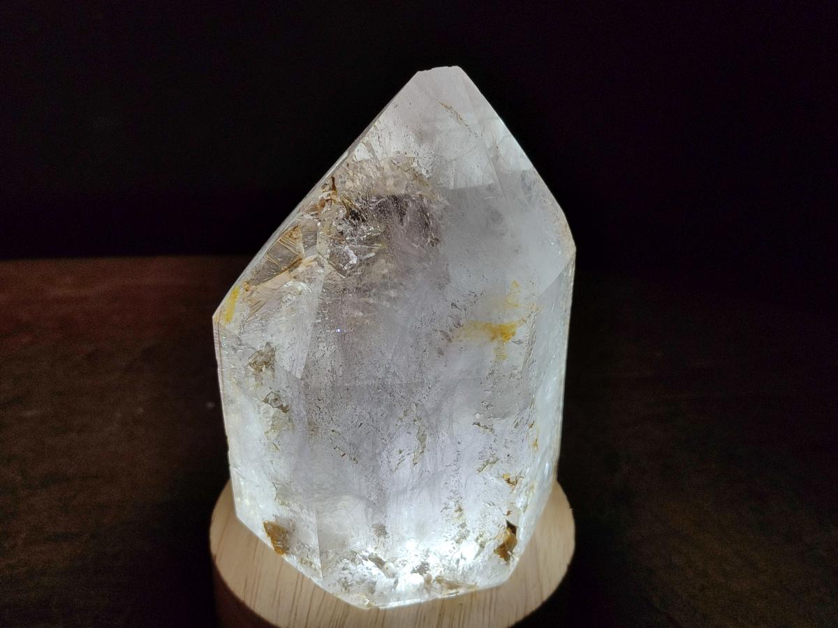 Polished Clear Window Quartz Display Crystals x 3 From Madagascar - Toprock Gemstones and Minerals 