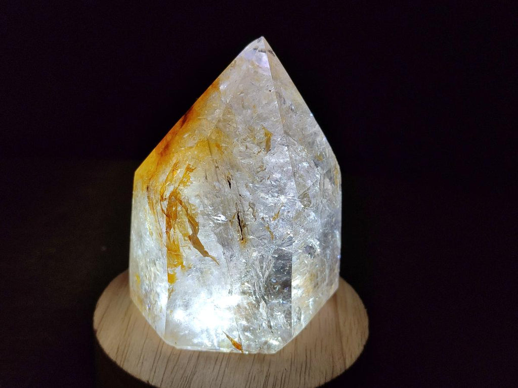 Polished Clear Window Quartz Display Crystals x 3 From Madagascar - Toprock Gemstones and Minerals 