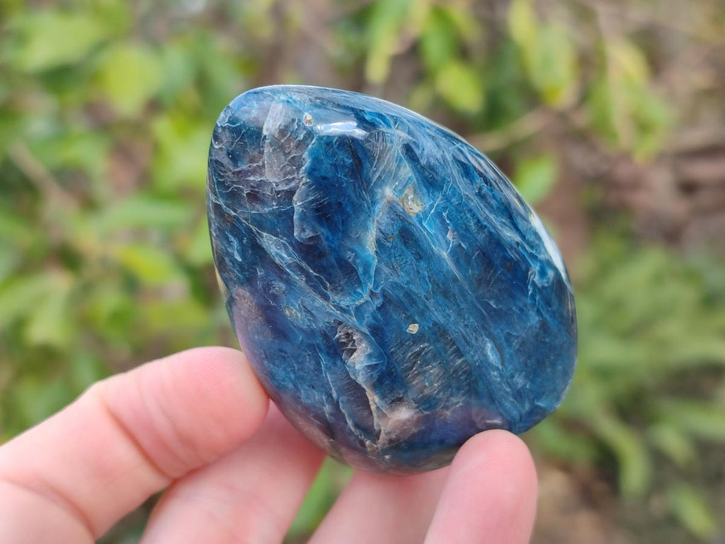 Polished Dumortierite Standing Display Pieces x 6 From Madagascar - Toprock Gemstones and Minerals 