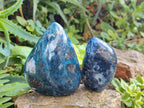 Polished Dumortierite Standing Display Pieces x 6 From Madagascar - Toprock Gemstones and Minerals 