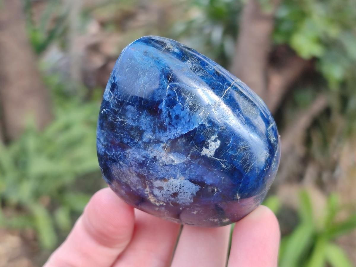 Polished Dumortierite Standing Display Pieces x 6 From Madagascar - Toprock Gemstones and Minerals 