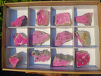 Natural Salrose Cobaltoan Dolomite Specimens x 12 From Kakanda, Congo - Toprock Gemstones and Minerals 