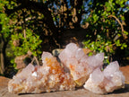 Natural Cabinet Sized Spirit Quartz Clusters x 3 From Boekenhouthoek, South Africa - Toprock Gemstones and Minerals 